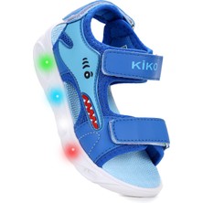 Kiko Kids Soren Günlük Işıklı Cırtlı Erkek Çocuk Sandalet Ayakkabı