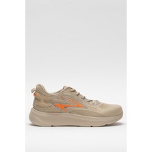 Erkek Triko Sneaker Rahat Hava Alabilen Kokusuz Spor Ayakkabı Bej