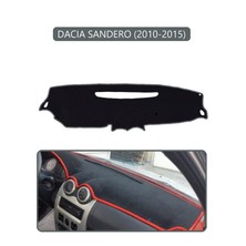 Dacıa Sandero 2010-2015TORPİDO Koruma Halısı Gri Kenar