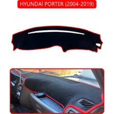 Hyundai Porter 2004-2019TORPİDO Koruma Halısı Kırmızı Kenar