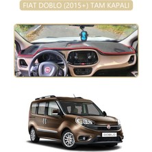 Fıat Doblo 2015+ Tam Kapalıtorpido Koruma Halısı Bej Kenar