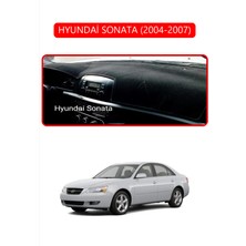 Hyundai Sonata 2004-2007TORPİDO Koruma Halısı Kırmızı Kenar