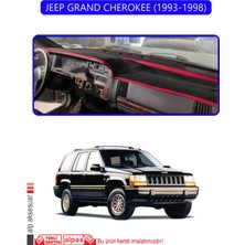 Jeep Grand Cherokee 1993-1998TORPİDO Koruma Halısı Mavi Kenar