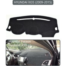 Hyundai İX35 2009-2015TORPİDO Koruma Halısı Gri Kenar