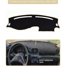 Hyundai Accent Yumurta Kasa 1993-1999TORPİDO Koruma Halısı Bej Kenar