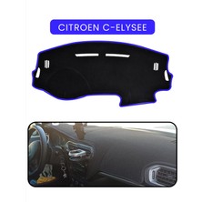 Cıtroen C-Elysee - Peugeot 301 Uzuntorpido Koruma Halısı Mavi Kenar
