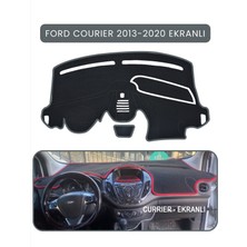 Ford Courier 2013-2020 Ekranlıtorpido Koruma Halısı Gri Kenar