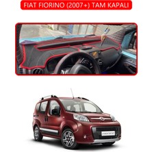 Fıat Fıorıno 2007+ Tam Kapalıtorpido Koruma Halısı Kırmızı Kenar