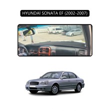 Hyundai Sonata Ef 2002-2007TORPİDO Koruma Halısı Siyah Kenar