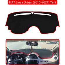 Fıat Linea Urban 2015-2021 Modellerine Uygun  Yenitorpido Koruma Halısı Kırmızı Kenar