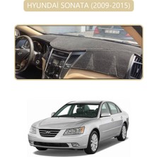 Hyundai Sonata 2009-2015TORPİDO Koruma Halısı Bej Kenar