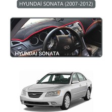 Hyundai Sonata 2007-2012TORPİDO Koruma Halısı Gri Kenar