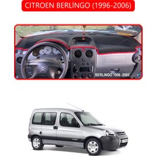 Cıtroen Berlingo 1996-2001TORPİDO Koruma Halısı Kırmızı Kenar
