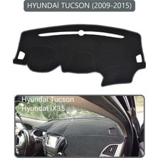 Hyundai Tucson 2009-2015TORPİDO Koruma Halısı Gri Kenar