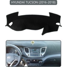 Hyundai Tucson 2016-2018TORPİDO Koruma Halısı Gri Kenar