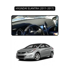 Hyundai Elantra 2011-2017TORPİDO Koruma Halısı Siyah Kenar