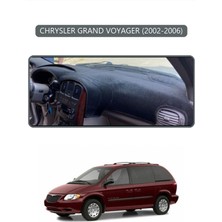 Chrysler Grand Voyager 2002-2006TORPİDO Koruma Halısı Gri Kenar