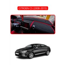 Cıtroen C5 2008-2015TORPİDO Koruma Halısı Kırmızı Kenar