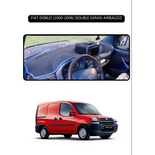 Fıat Doblo 2000-2008 Modellerine Uygun Aırbagsıztorpido Koruma Halısı Siyah Kenar