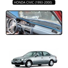 Honda Cıvıc 1993-2000  Pazar Yerleritorpido Koruma Halısı Siyah Kenar