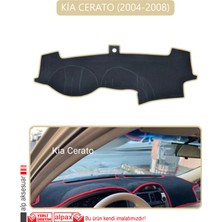 Kia Cerato 2004-2008TORPİDO Koruma Halısı Bej Kenar