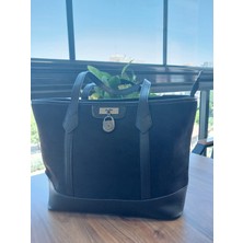 Wolını Kadın Süet Büyük Omuz Çantası