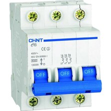 186506 40A 3 Kutup C Tip 4.5 Ka Otomatik Sigorta