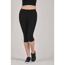 Kadın Modal Di̇z Altı Orta Yüksek Bel Ince Likralı Tayt