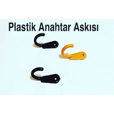 Plastik Kanca Anahtar Askısı ( 100 Adet)