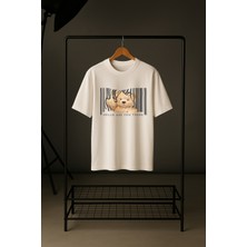Boxy Oversize Unisex %100 Pamuk Premium Baskılı T-Shirt