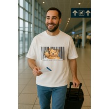 Boxy Oversize Unisex %100 Pamuk Premium Baskılı T-Shirt