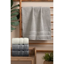 Altınbaşak Jakarlı 4´lü 50X90 El Havlusu Nori V2