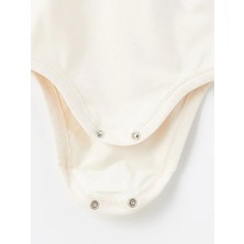 Lcw Baby Bej Bambi Baskılı Kız Bebek Çıtçıtlı Body ve Pantolon 2'li