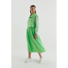 Brokar Crop Tunik Mint