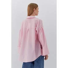 Manşetli Gömlek Pembe