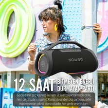 Nowgo Storm 2 160W Rgb Super Bass Tws Party Speaker Taşınabilir Kablosuz Bluetooth Hoparlör