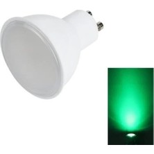 Fuji LED 5W Yeşil LED Ampul GU10 Çanak Tip A+ Enerji Verimli Dekoratif Lamba