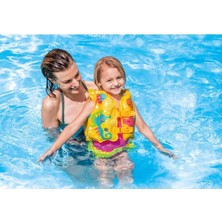 intex Deniz Yeleği - Şişme Can Yeleği - Yüzme Can Yeleği - Swim Vest - Şişme Cankurtaran Yelek 41X30 Cm.