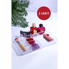 Porselen Diyarı 12 Parça Çekmece Içi Düzenleyici Makyaj Takı ve Hobi Malzemesi Düzenleyici