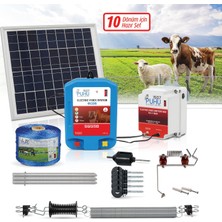 Puhu Ecos Eko Model Kuruluma Hazır Elektrikli Çit Sistemi (10 Dönümlük) (2 Joule)