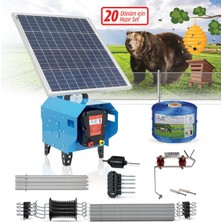 Puhu Compact Model Kuruluma Hazır Elektrikli Çit Sistemi (20 Dönümlük) (8 Joule)