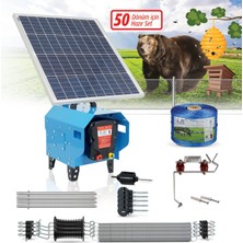 Puhu Compact Model Kuruluma Hazır Elektrikli Çit Sistemi (50 Dönümlük) (8 Joule)