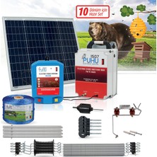 Puhu Ecos Eko Model Kuruluma Hazır Elektrikli Çit Sistemi (10 Dönümlük) (8 Joule)