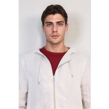 Velvarde/ Fermuarlı Sweatshırt/ Bej
