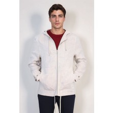 Velvarde/ Fermuarlı Sweatshırt/ Bej