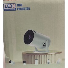 Mini Boy Projeksiyon Çocuk Odası Ev Ofis Vb Kullanım Alanı 480X360P Çözünürlük LED Projektör