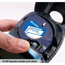 Ecotag Dymo Letratag Muadili Thermal Plastik Şerit Etiket Sarı 10'lu