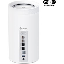 TP-Link Deco BE85 (1-Pack) | Wi-Fi 7 Mesh Sistemi | BE19000 Mbps | Fiber Uyumlu | Üç Bant | AI-Roaming | 10 Gbps Port | 6 GHz | 200 Cihaz | WPA3 | VPN | Mobil Uygulama ile Kolay Kurulum