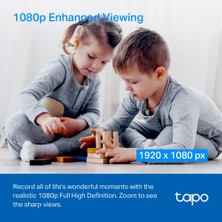 TP-Link Tapo C200 | Akıllı Wi-Fi Güvenlik Kamerası | 1080P Full HD | 360° Hareket Takibi | 9m Gece Görüşü | Çift Yönlü Ses | Alarm | Bebek Ağlaması Tespiti | Bulut/SD Kart Depolama | Anlık Uyarılar