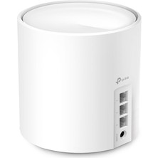 TP-Link Deco X50 (1-Pack) | Wi-Fi 6 Mesh Sistemi | AX3000 Mbps Hız | Fiber Uyumlu | Çift Bant | Gigabit Port | 150 Cihaz | 230 m² Kapsama | WPA3 | Mobil Uygulama ile Kolay Kurulum